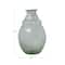 Hello Honey® 9.75" Clear & Light Green Round Serene Glass Vase